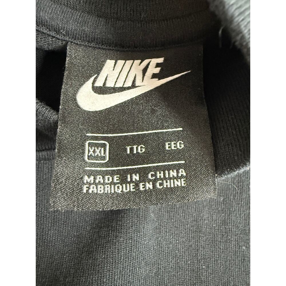 Nike Sleeveless Mock Neck Wide Leg Jumpsuit Size XXL Black Pockets Athleisure - Picture 10 of 11
